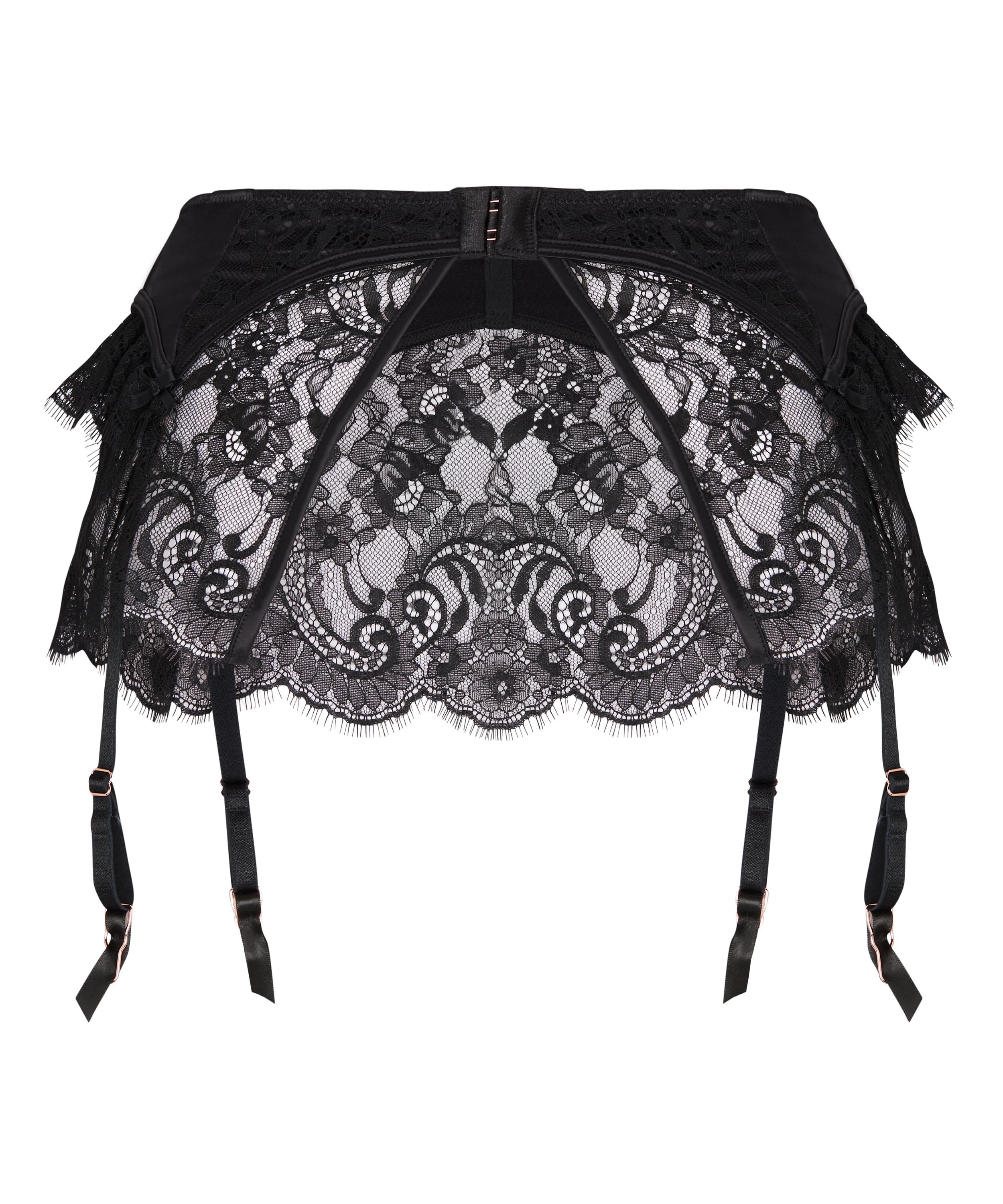 Suspender Skirt Sylvia, Black, main