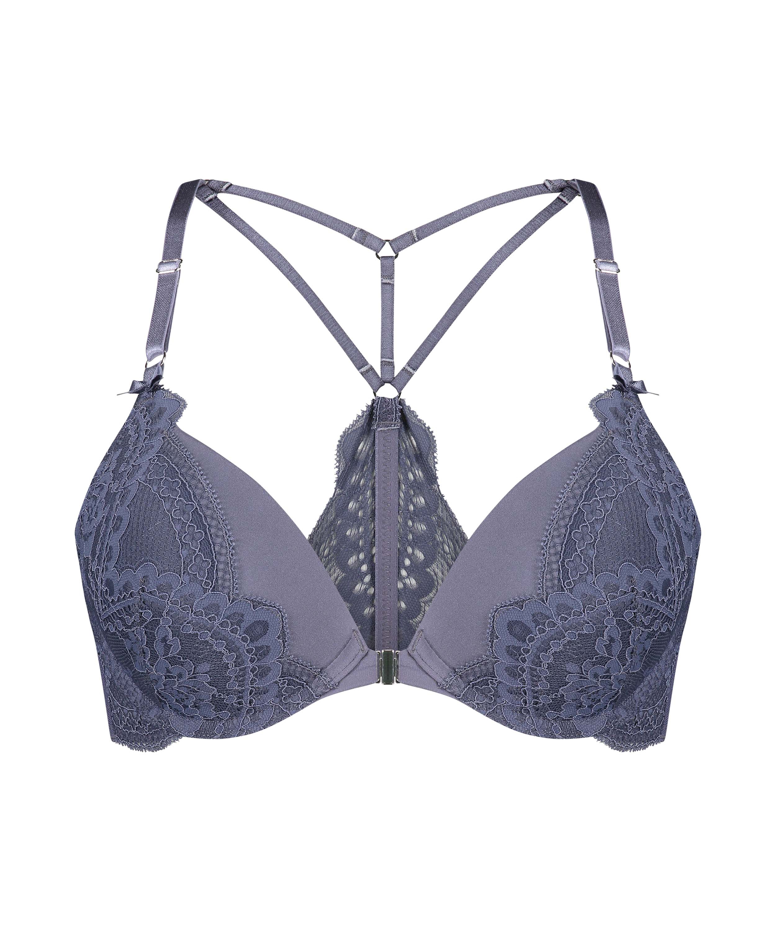 Philomena Padded Push-Up Underwired Bra Rebecca Mir, Blue, main