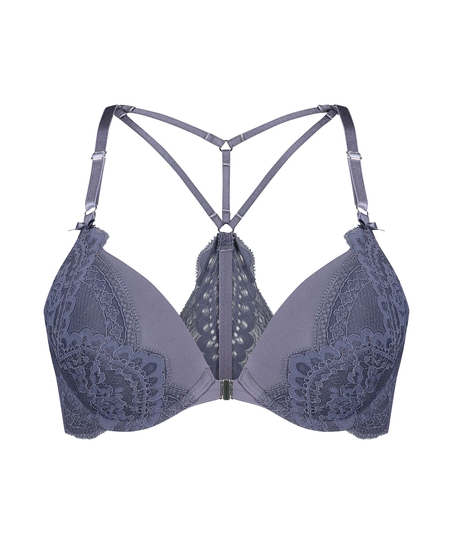 Philomena Padded Push-Up Underwired Bra Rebecca Mir, Blue