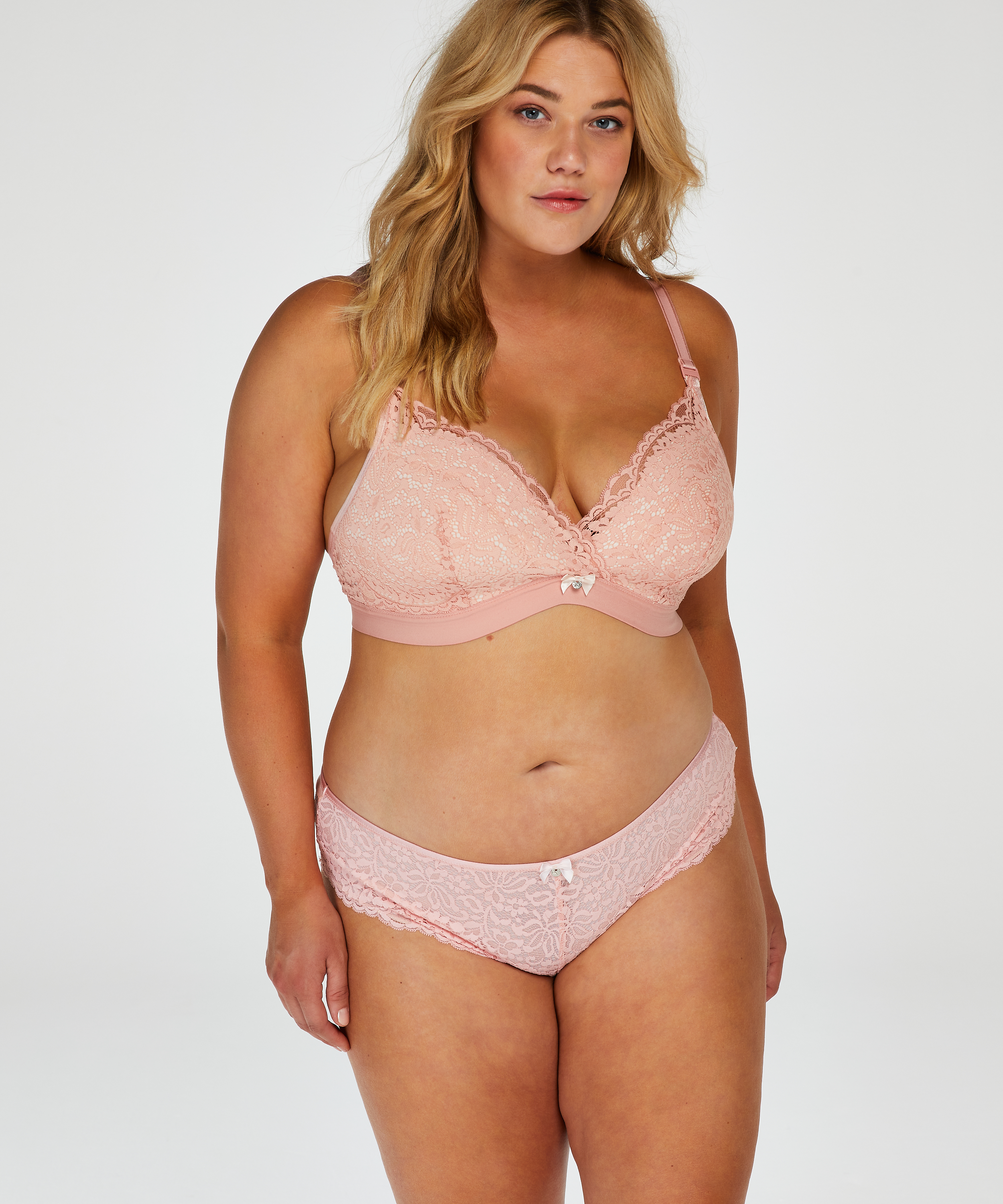 Rose Padded Maternity Nursing Bra, Pink, main