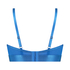 Pleasure Non-Padded Longline Underwired Bra, Blue