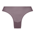 Invisible Brazilian Stripe mesh, Purple