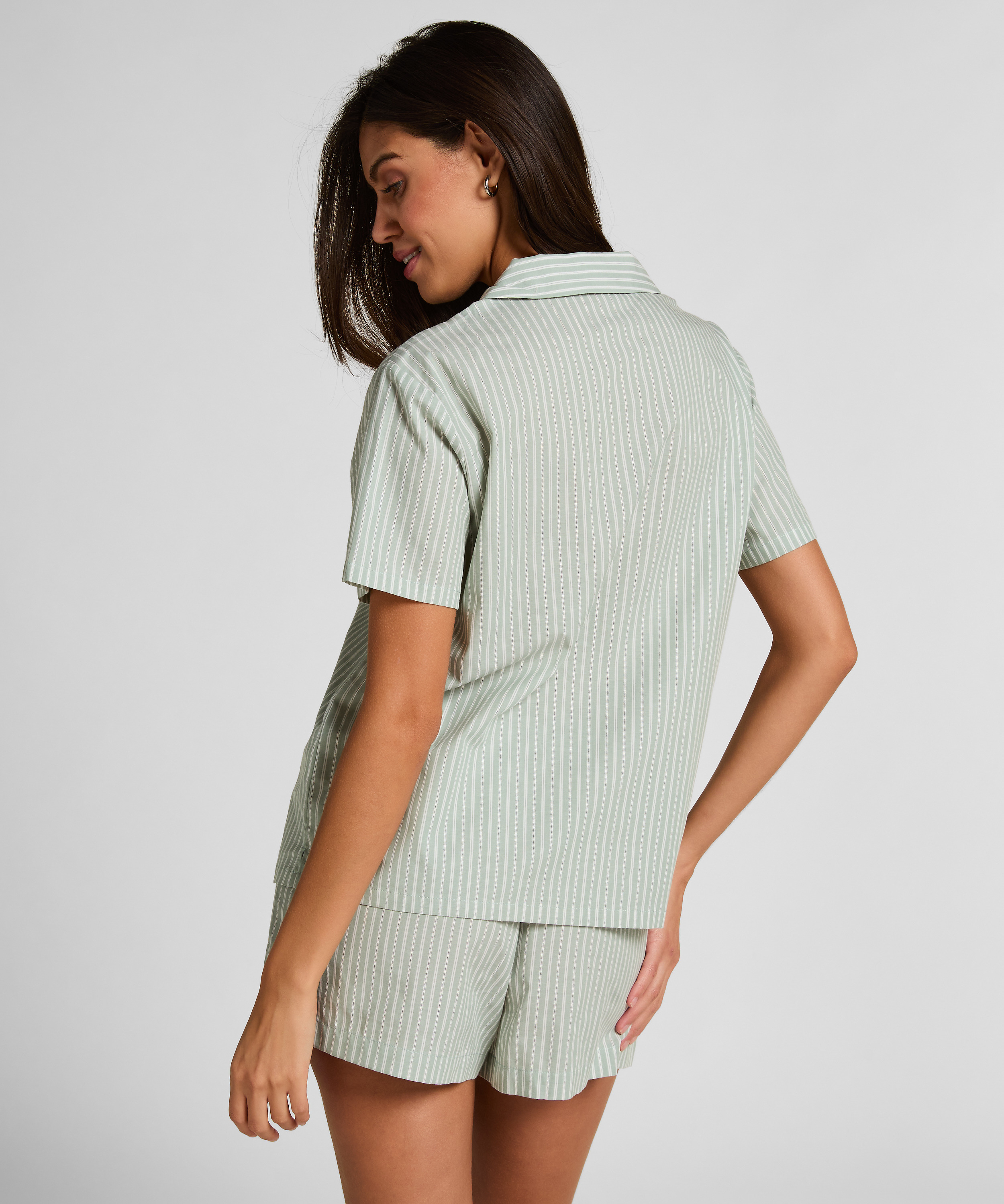 Jacket Woven Stripe, Green, main