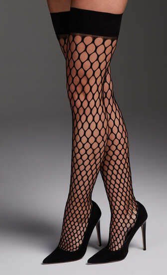 Private Stay-up Fishnet Big Sexy, Black