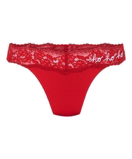 Christmas Thong, Red