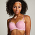 Marine Padded Underwired Bra, Pink