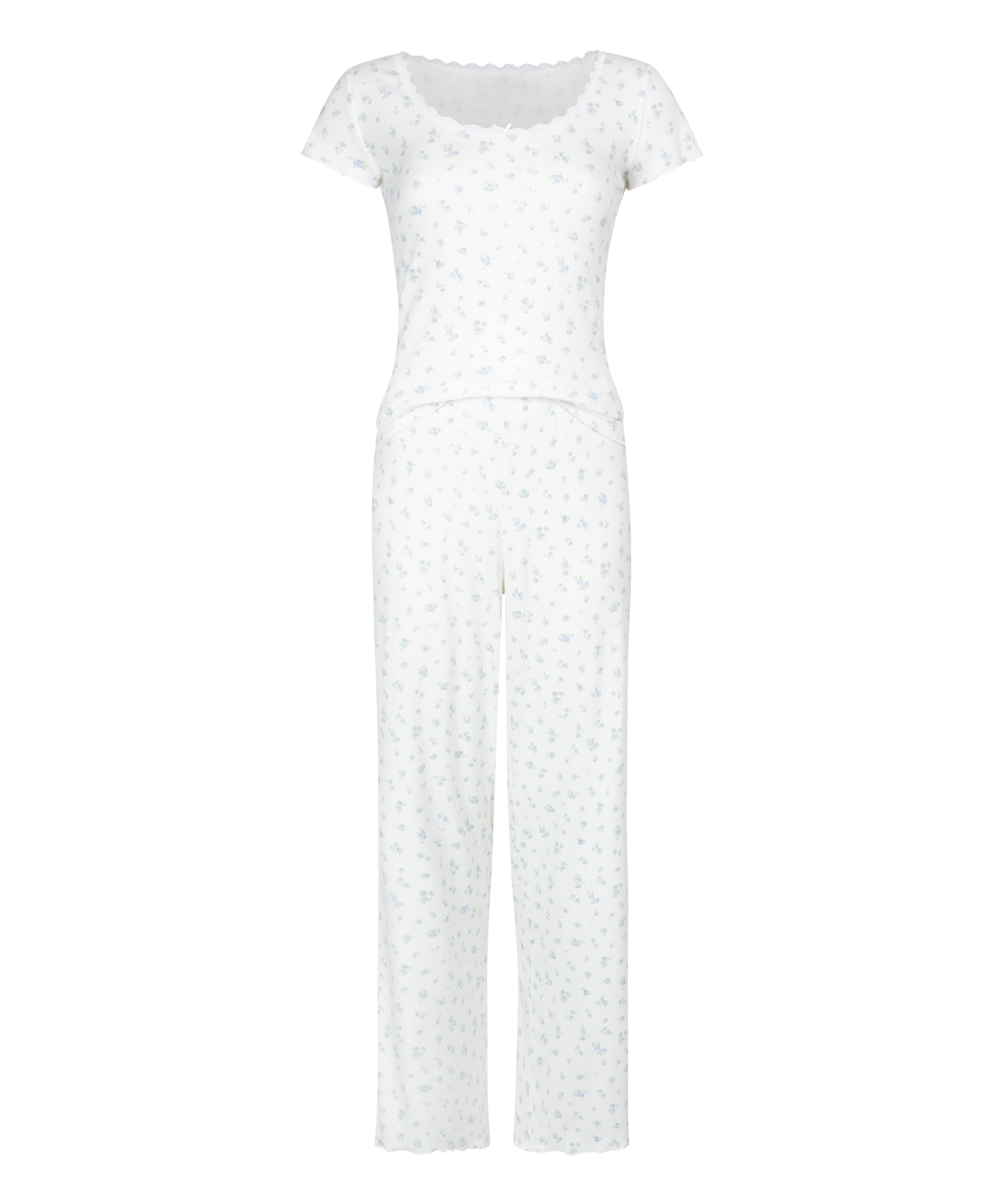 Pyjamaset Rib, Blue