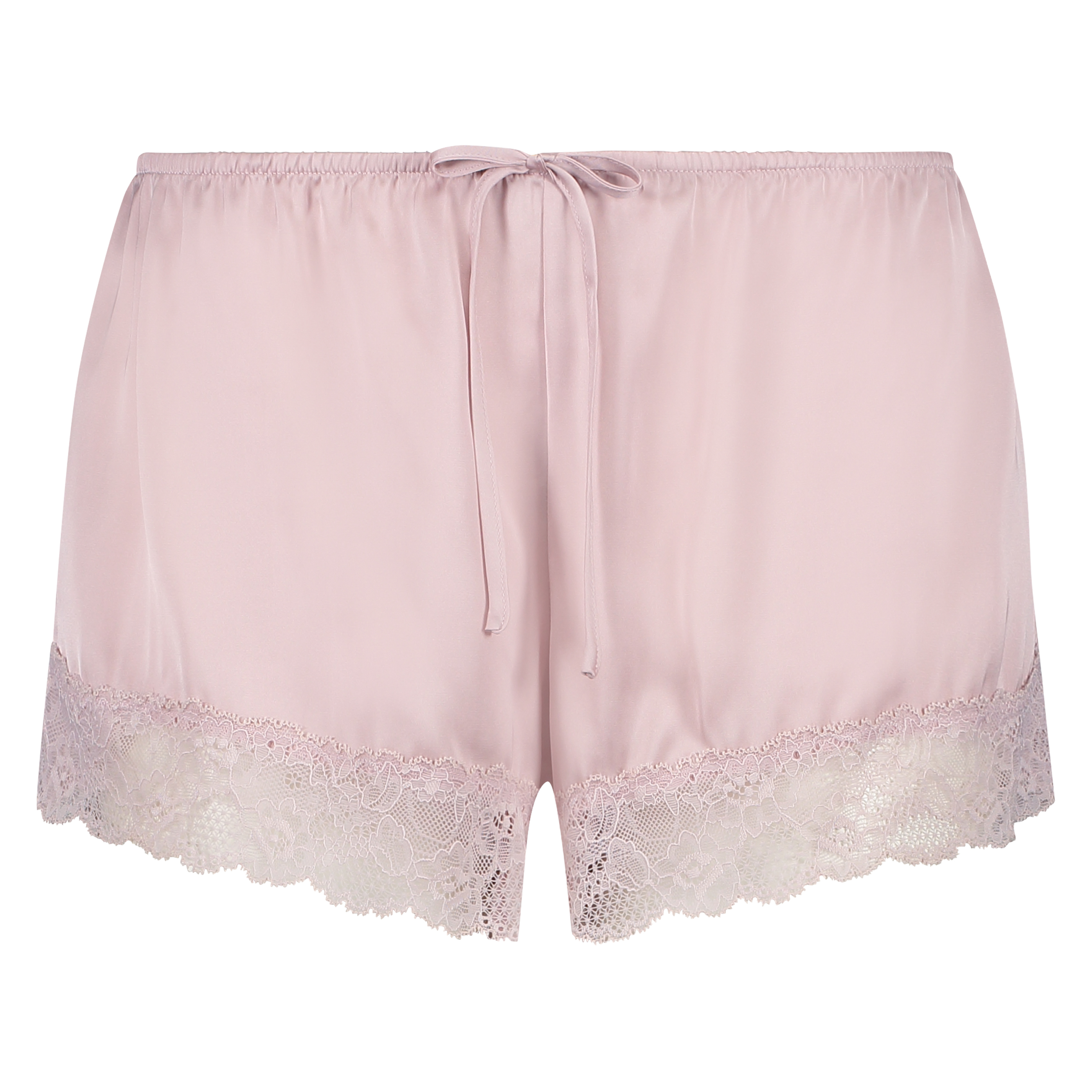 Satin pyjama shorts, Purple, main