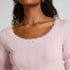 Pyjama top Pointelle, Pink