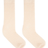 Cashmere Blend Ribbed Socks, White