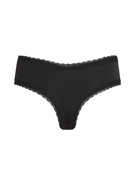 London V-shaped Brazilian, Black