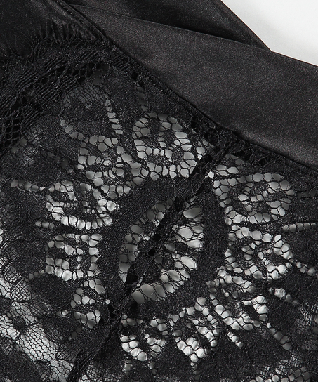 Hannako high thong, Black