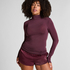 super soft Turtleneck Shirt with Cashmere, Purple
