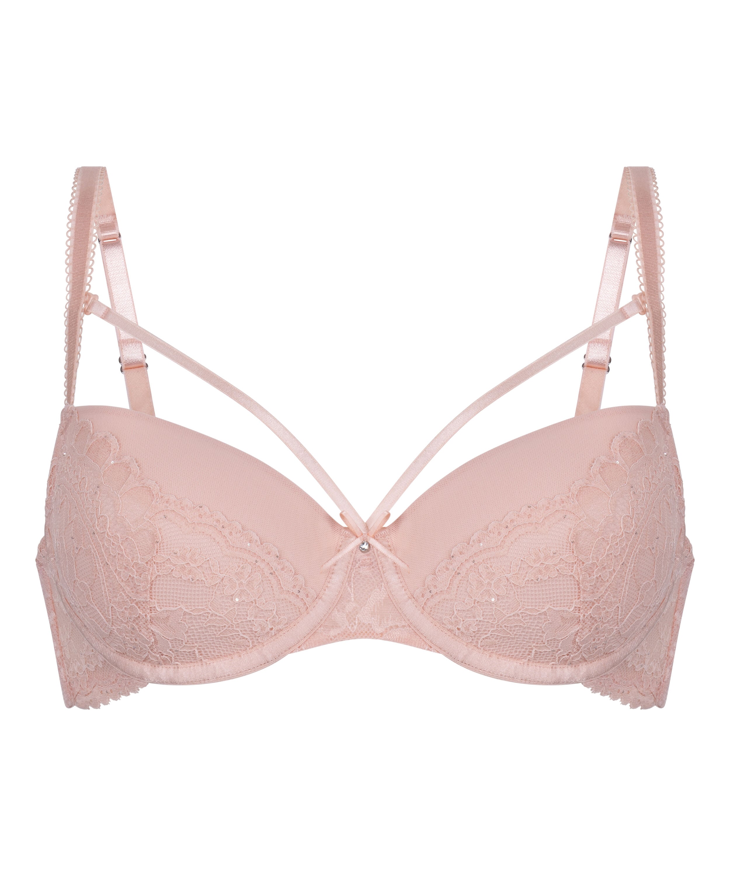 Isadora Padded Underwired Bra, Pink