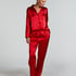 Satin Trousers, Red