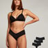 3-Pack London Brazilian, Black