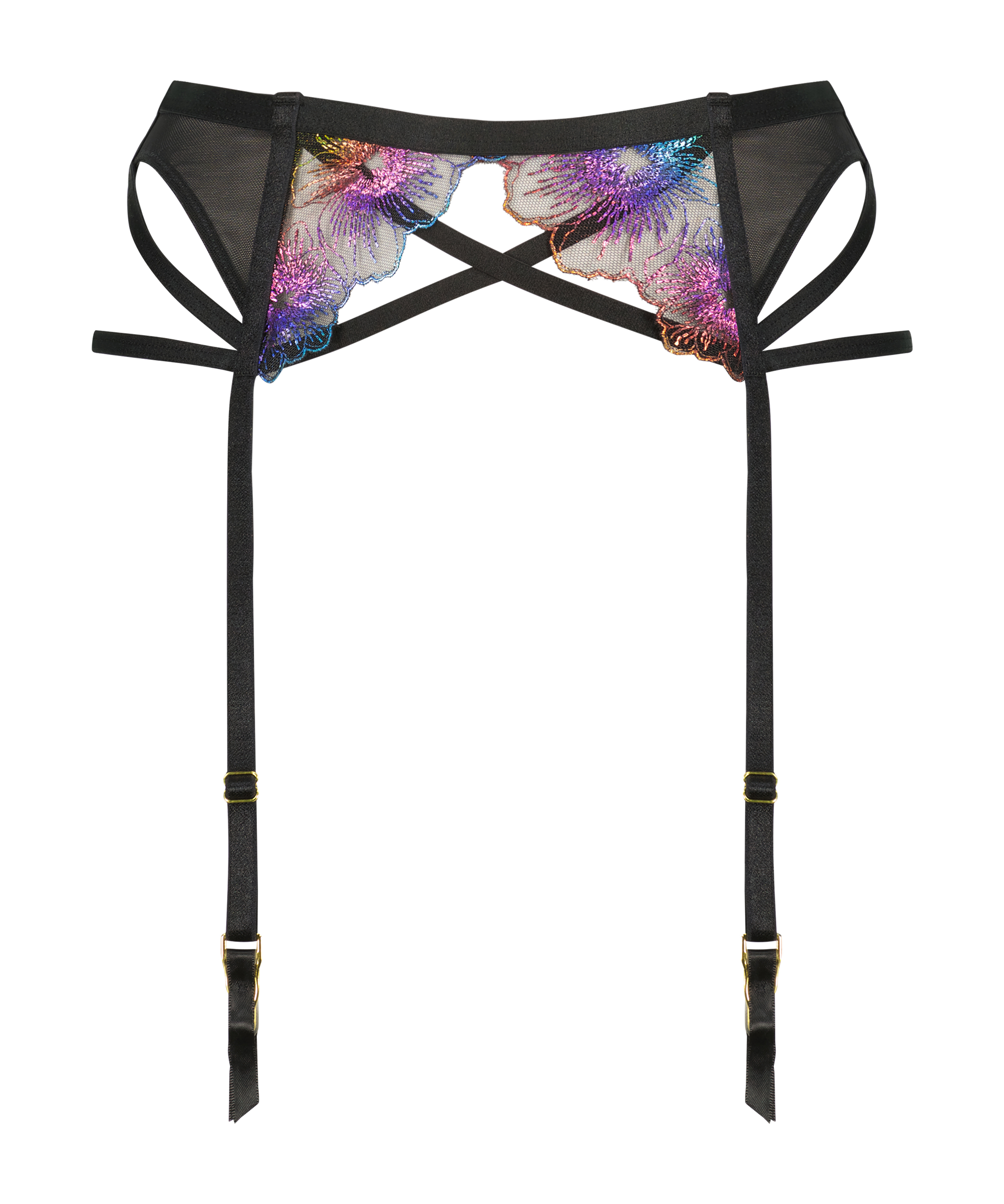 Alex Pride Suspenders, Black, main