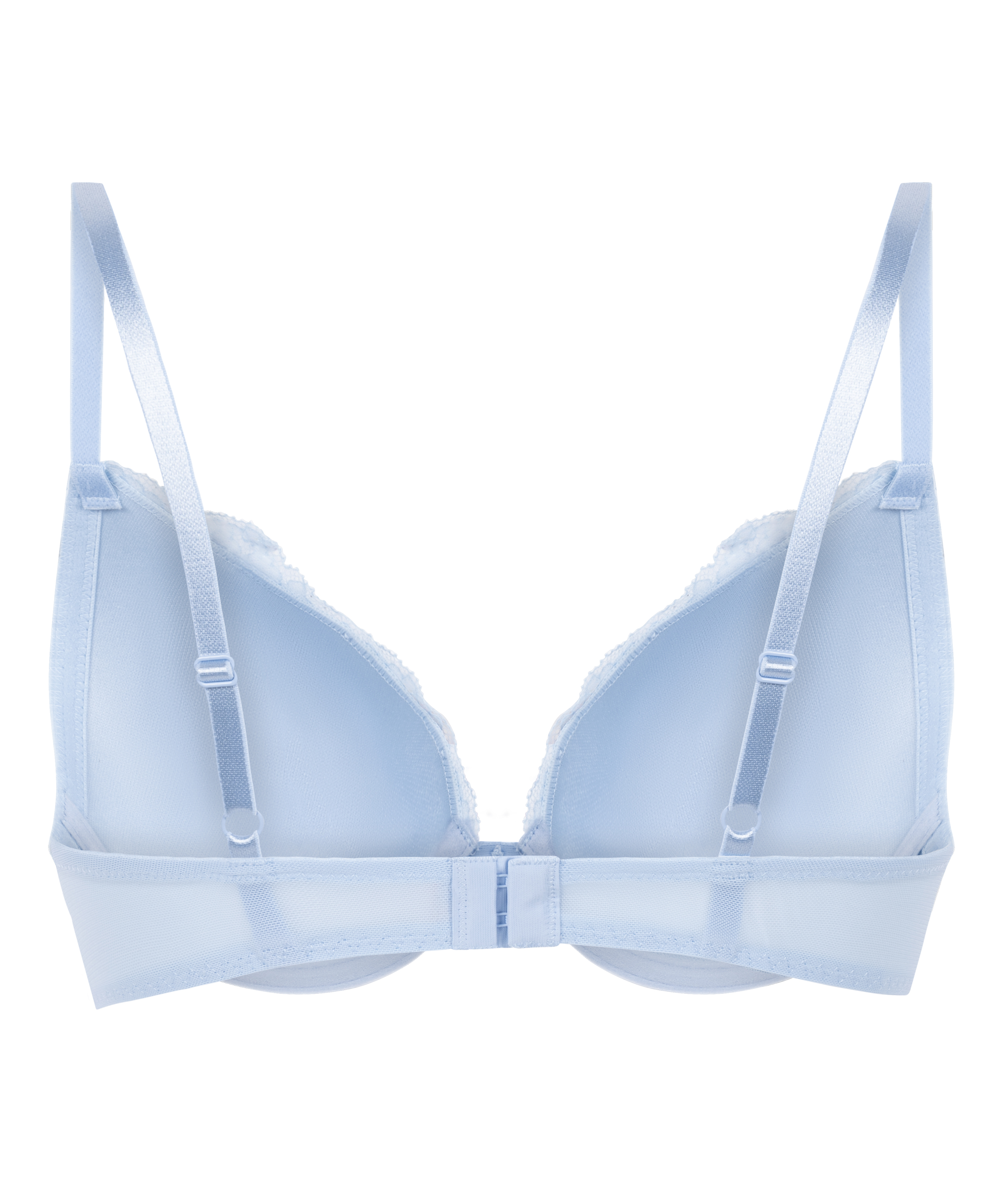 Teddy Padded Push-Up Underwired Bra, Blue, main