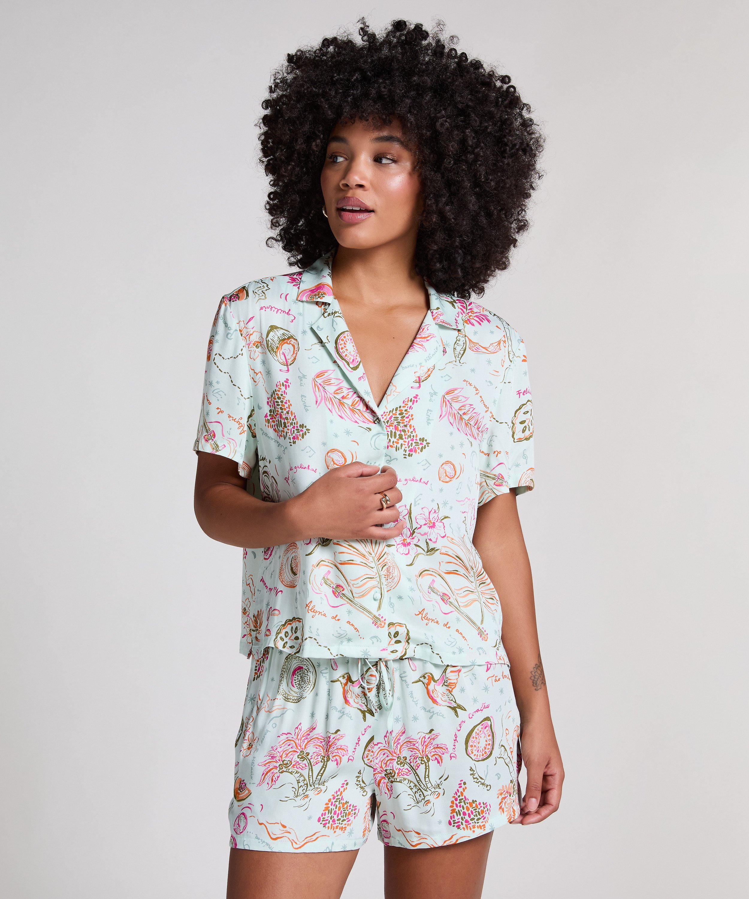 Satin Jacket, Green, main