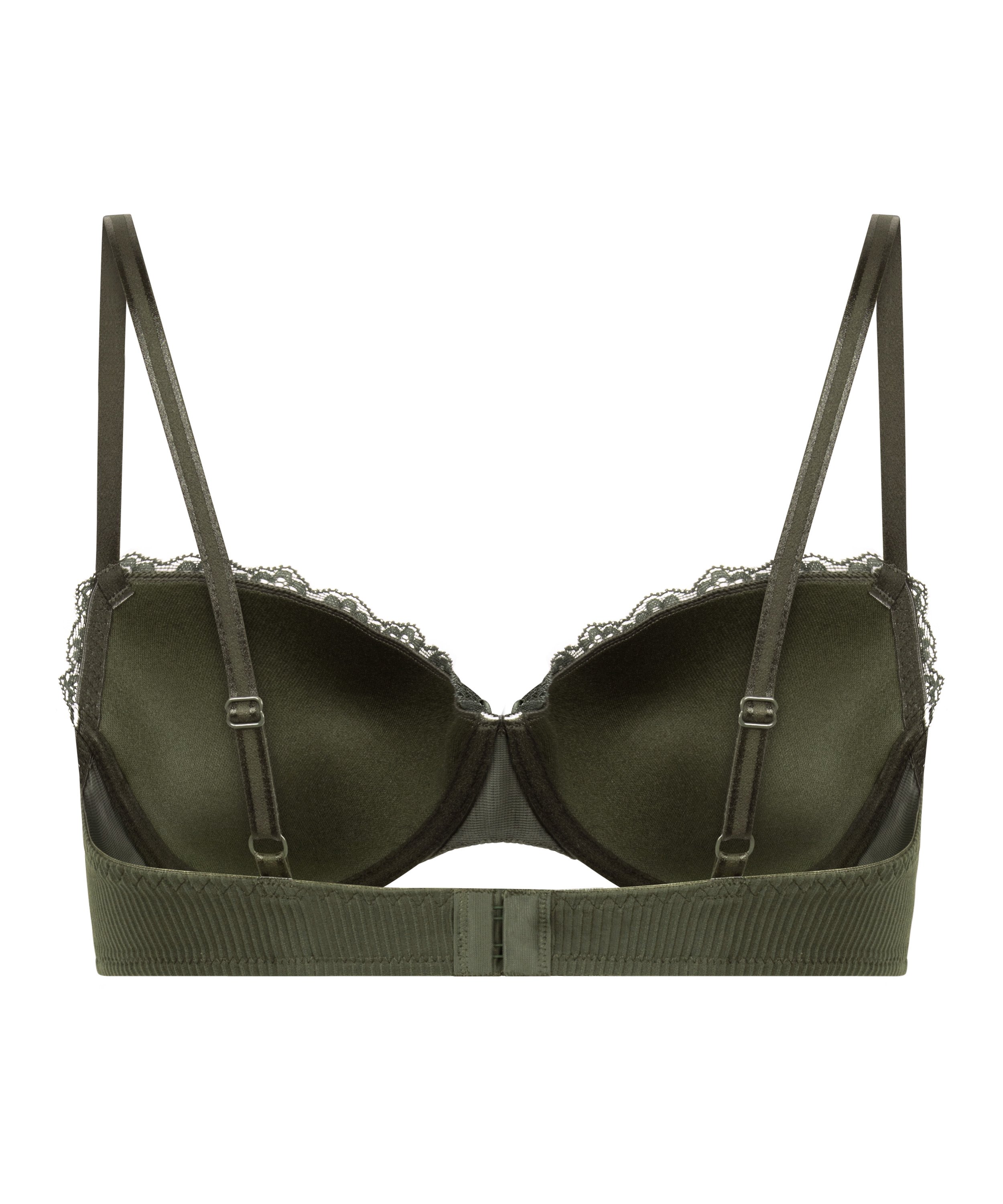 Lola Padded Underwired Bra, Green, main