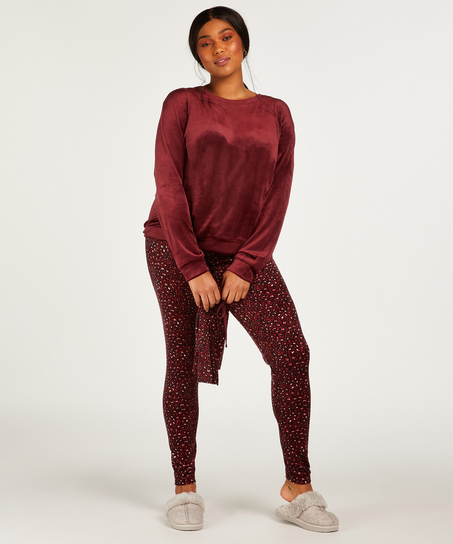 Pyjamaset with Bag, Purple