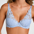 Ingrid Padded Underwired Bra, Blue