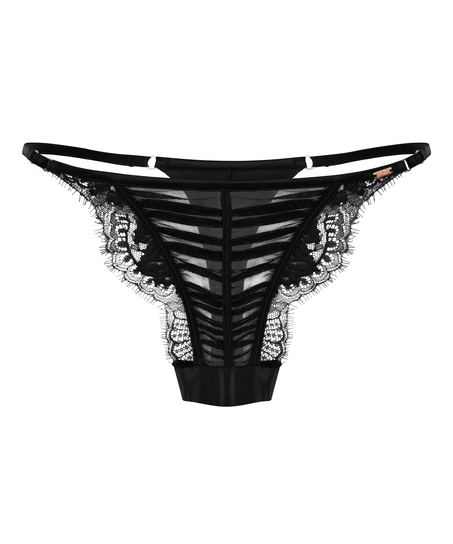 Cynthia Highleg Tanga, Black