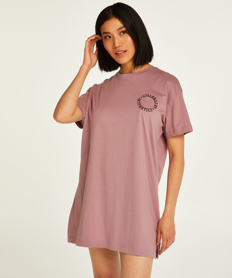 Round Neck Nightshirt, Purple