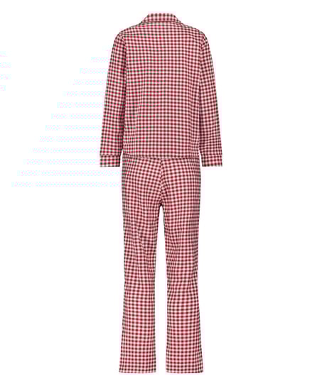 Flannel Pyjama Set, Red