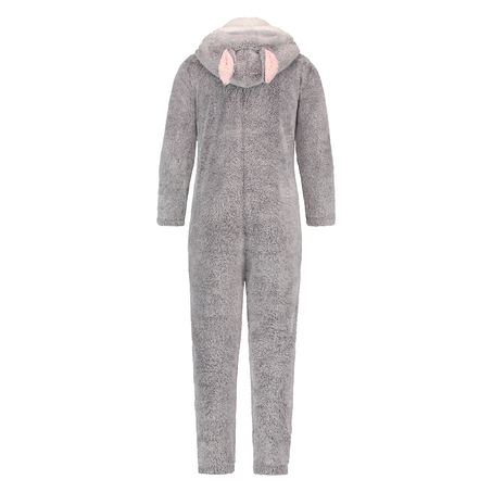 Fleece Onesie Teens, Gray
