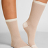Modal Crew Socks, Beige