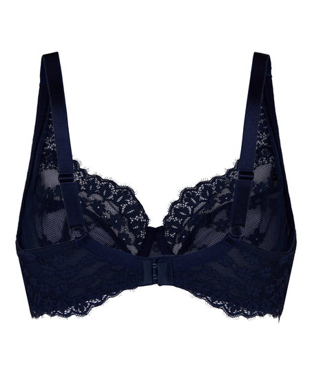 Daisy Non-Padded Underwired Bra, Blue