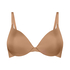 Smooth Padded Underwired Push-Up Bra, Brown