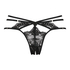 Seraphina open crotch Brazilian, Black