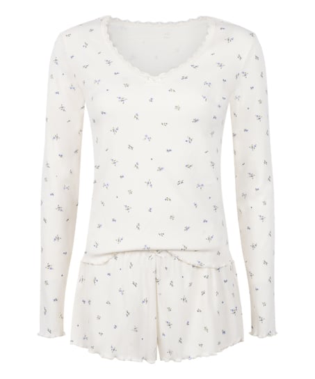Pyjama Set Daisy, White