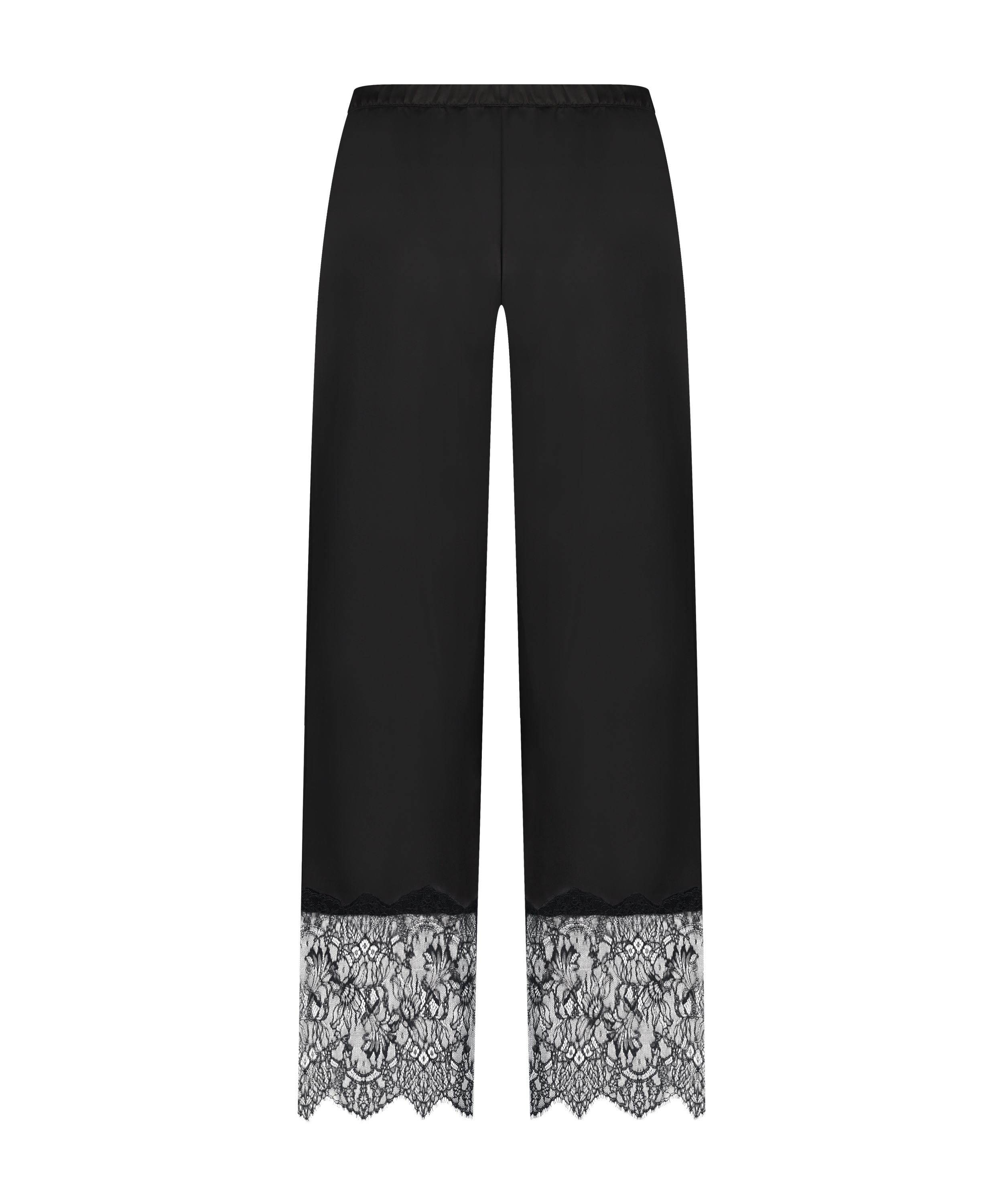 Sophia Wide Leg Lace Pants, Black, main