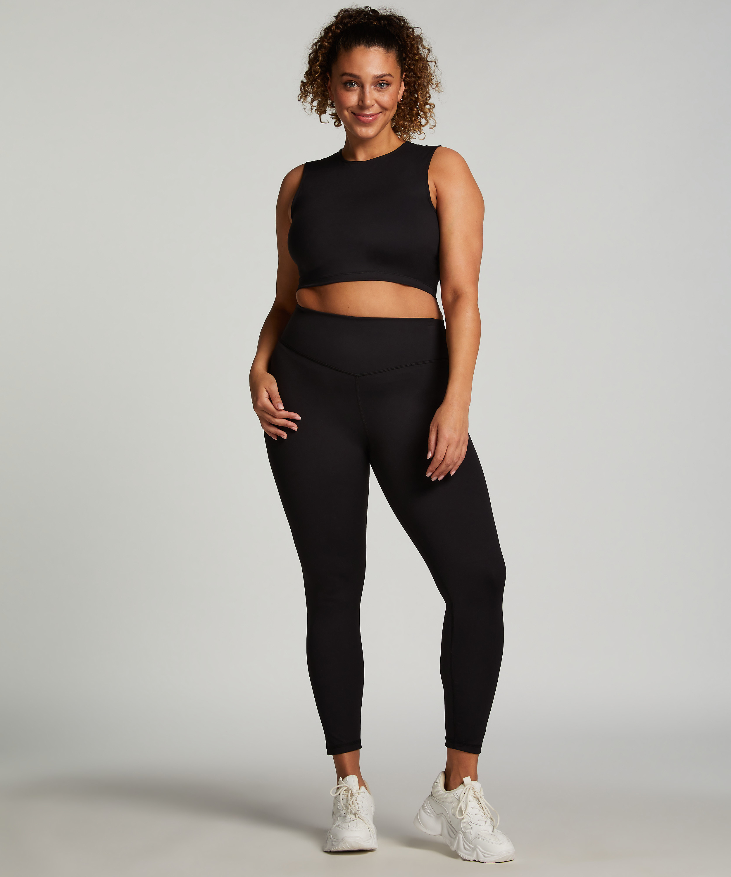 HKMX High Waist Leggings, Black, main