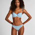 Teddy Padded Underwired Bra, Blue