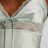 Satin Marcela Cami Top, Green