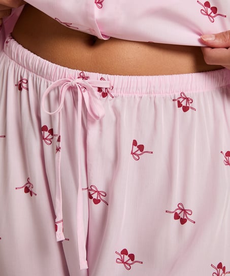 Pant Woven Cherry, Pink