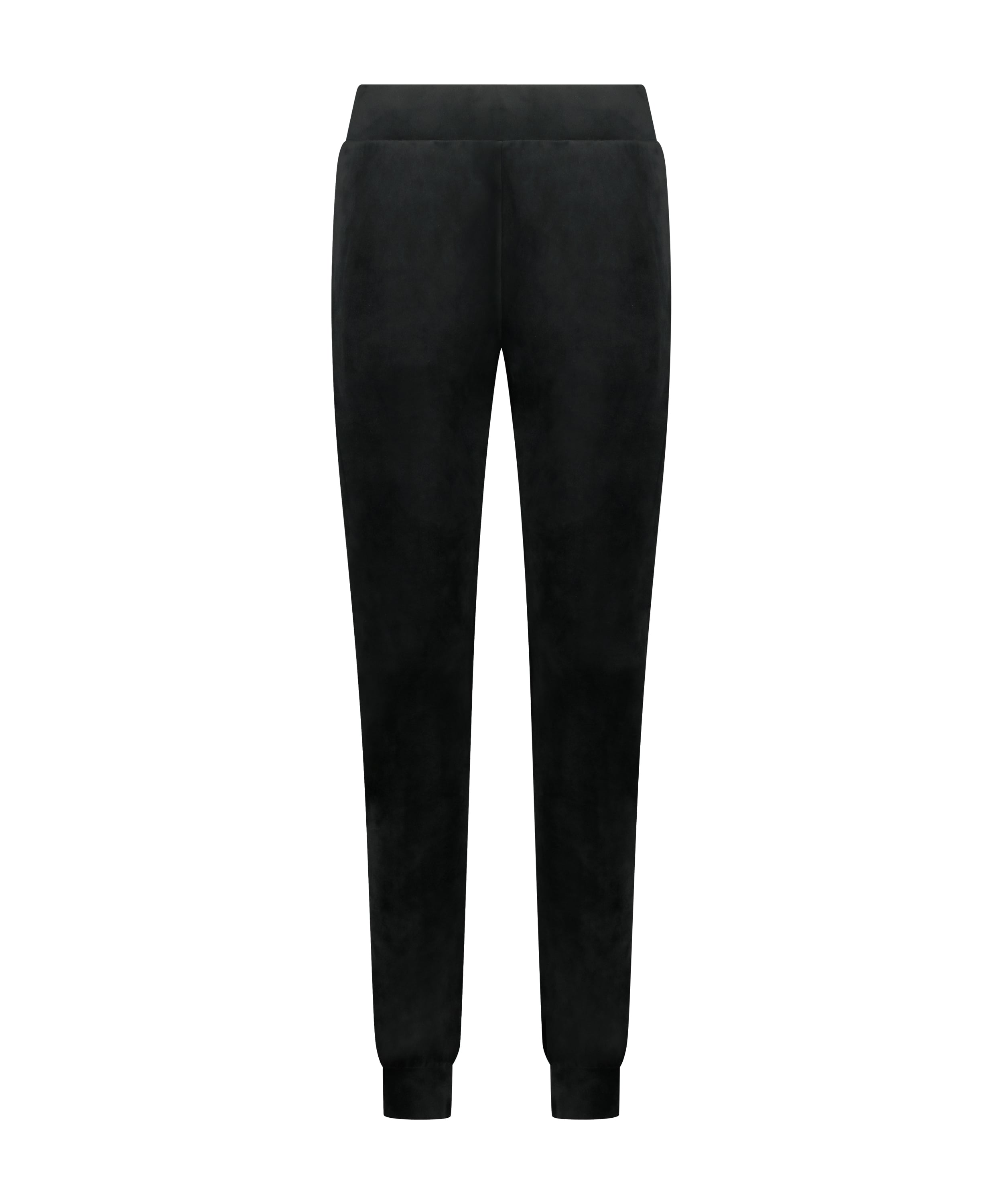 Velours Jogging Pants, Black, main