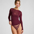 super soft Boatneck Shirt with Cashmere, Purple