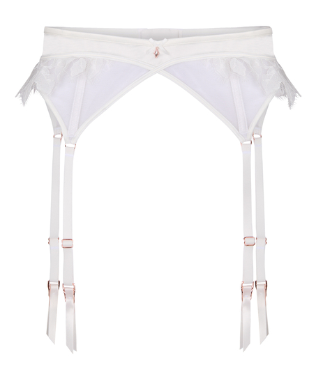Suspenderbelt Millie, White