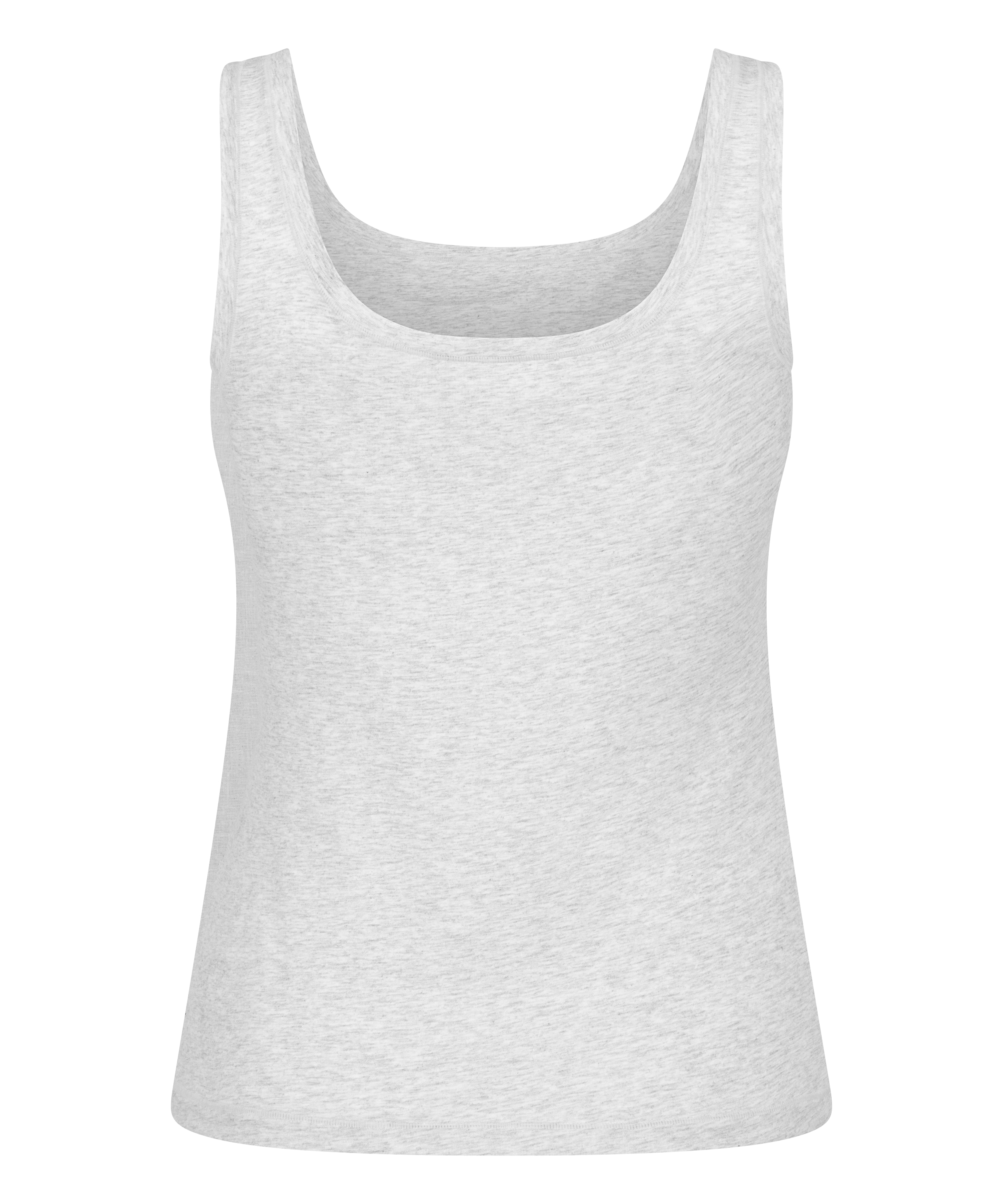 Singlet Tanktop Soft Cotton, Gray, main