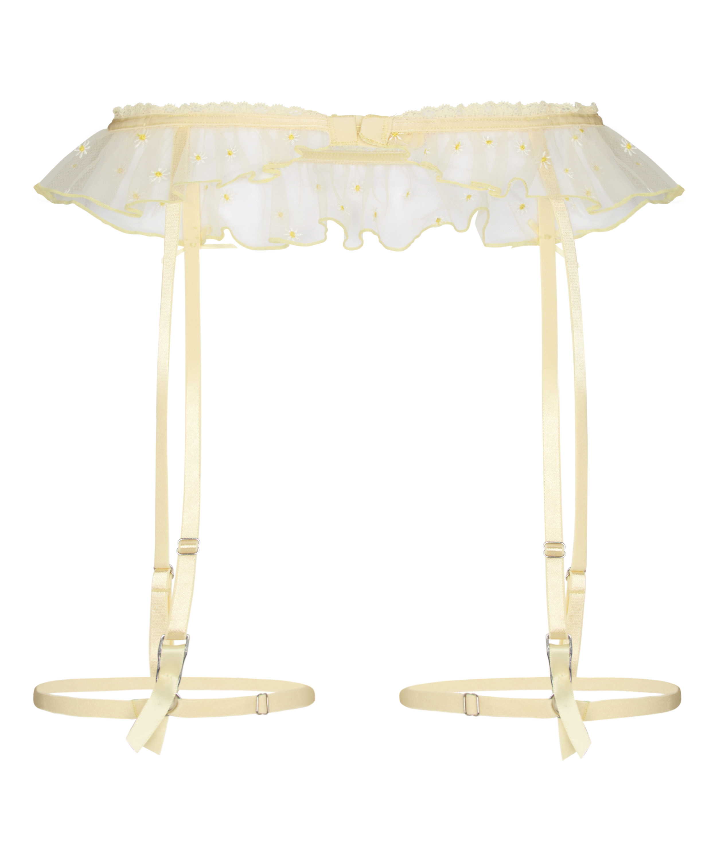 Suspenderbelt Flora, Yellow, main