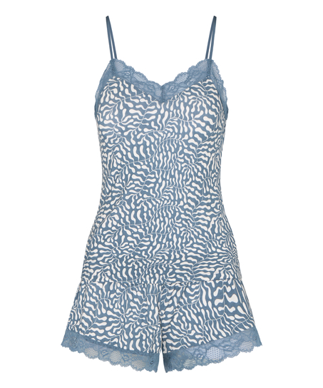 Cami Short Pyjama Set, Blue