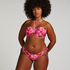 Floral Bikini Top Cup E +, Pink