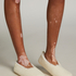 Cosy Ballerina Slippers, White