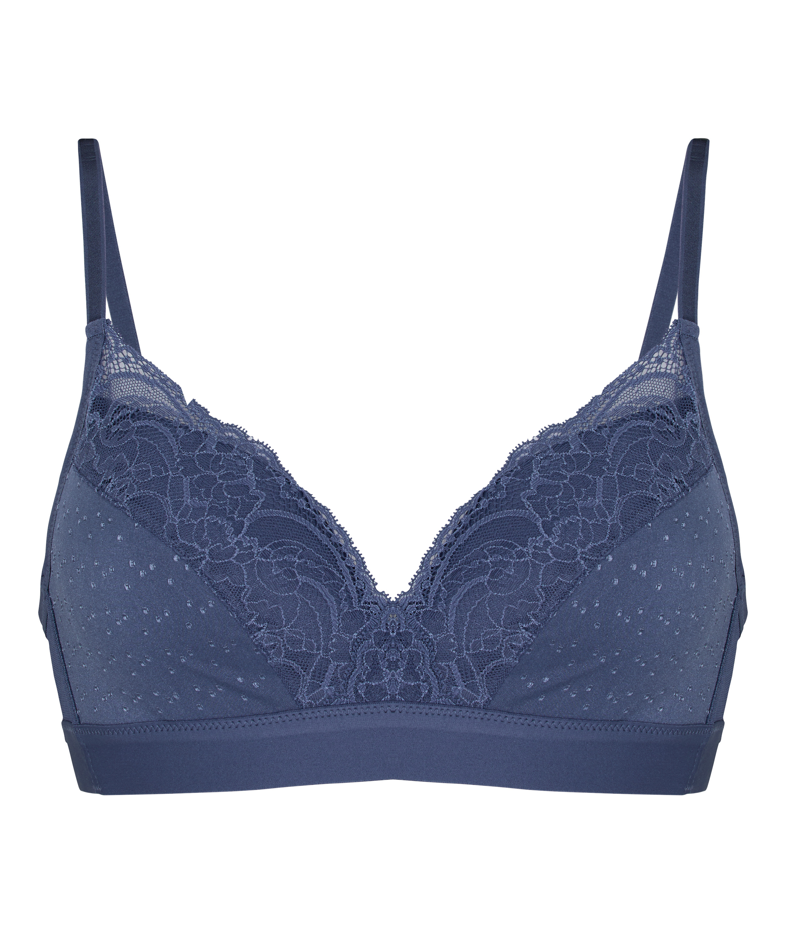 Sophie Padded Non-Underwired Bra, Blue, main