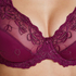 Diva Non-Padded Underwired Bra, Purple